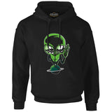 Alien on Planet Black Men's Zipperless Hoodie