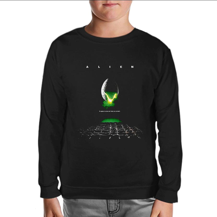 Alien - Scream Black Kids Sweatshirt