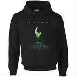 Alien - Scream Black Men's Zipperless Hoodie