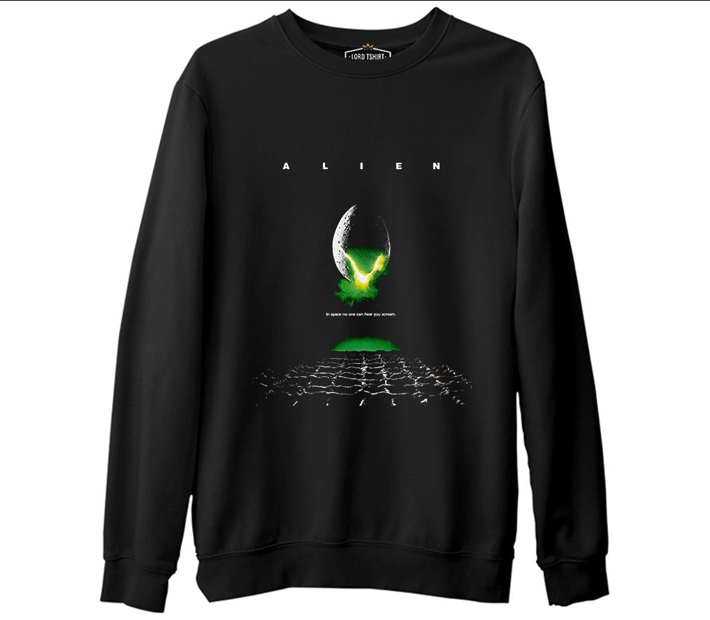 Alien - Scream Black Men's Thick Sweatshirt
