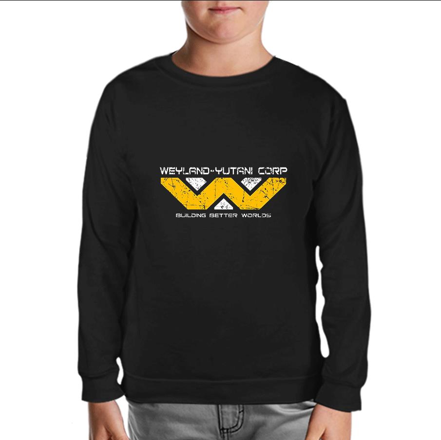Alien - W Better Black Kids Sweatshirt