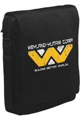 Alien - W Better Unisex Black Messenger Bag 
