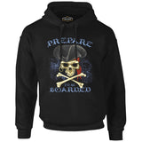 All Seas Pirate Kurukafa Siyah Erkek Fermuarsız Kapşonlu