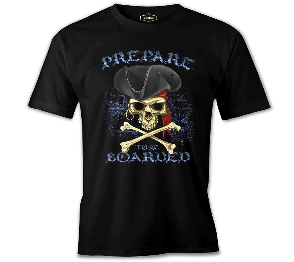 All Seas Pirate Skull Black Men's Tshirt