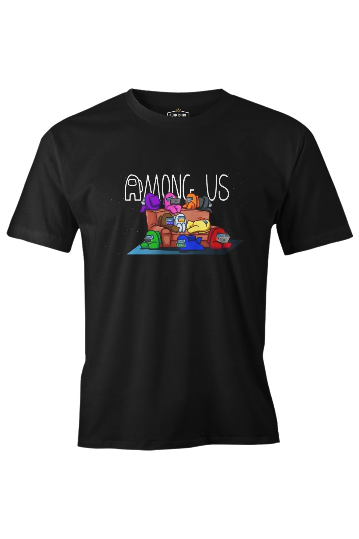 Among Us I Black Men's Tshirt