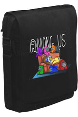 Among Us I Unisex Siyah Postacı Çanta