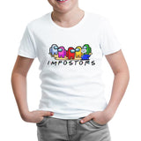 Among Us - Impostors White Kids Tshirt