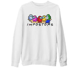 Among Us - Impostors White Thick Sweatshirt