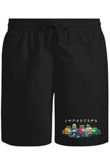 Among Us Impostors I Unisex Siyah Şort