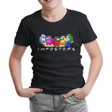 Among Us Impostors II Black Kids Tshirt