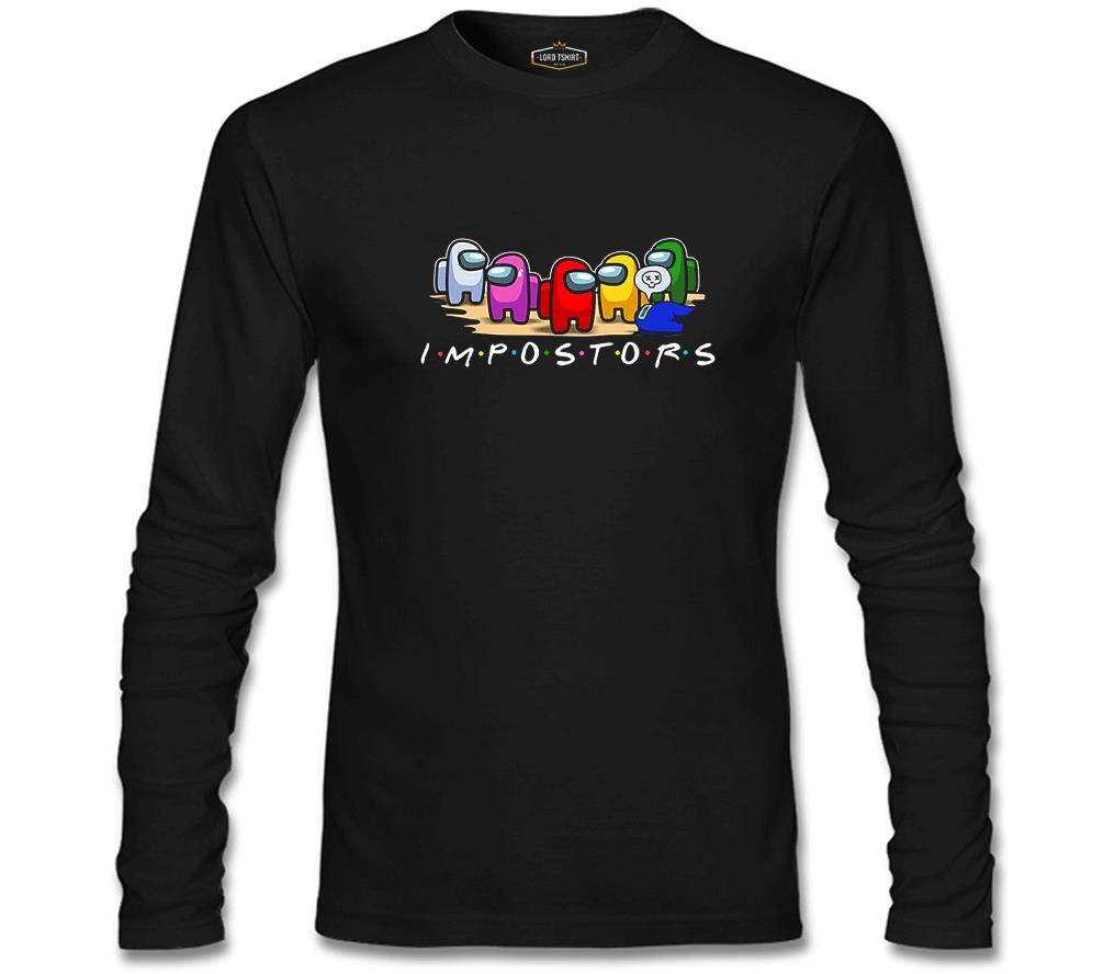 Among Us Impostors II Siyah Erkek Sweatshirt