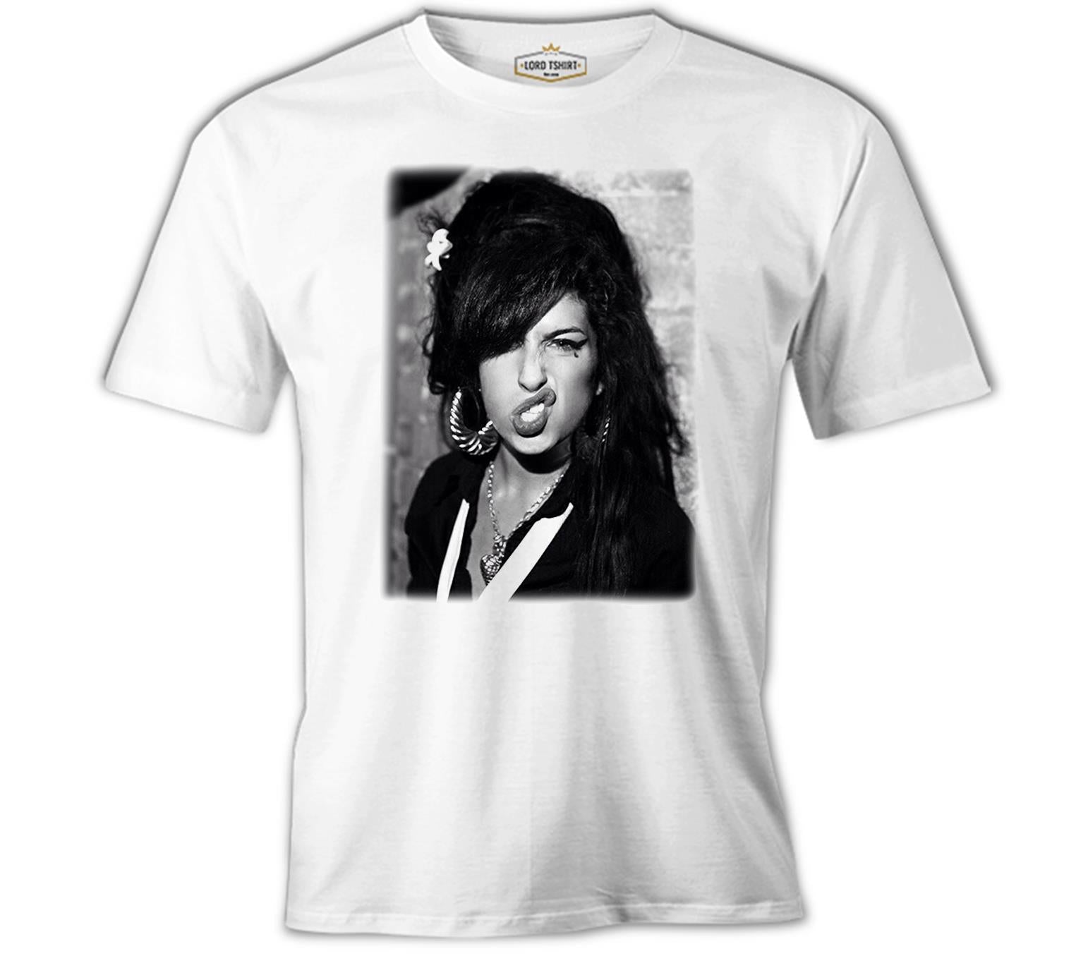 Amy Winehouse - Back To Black Beyaz Erkek Tshirt