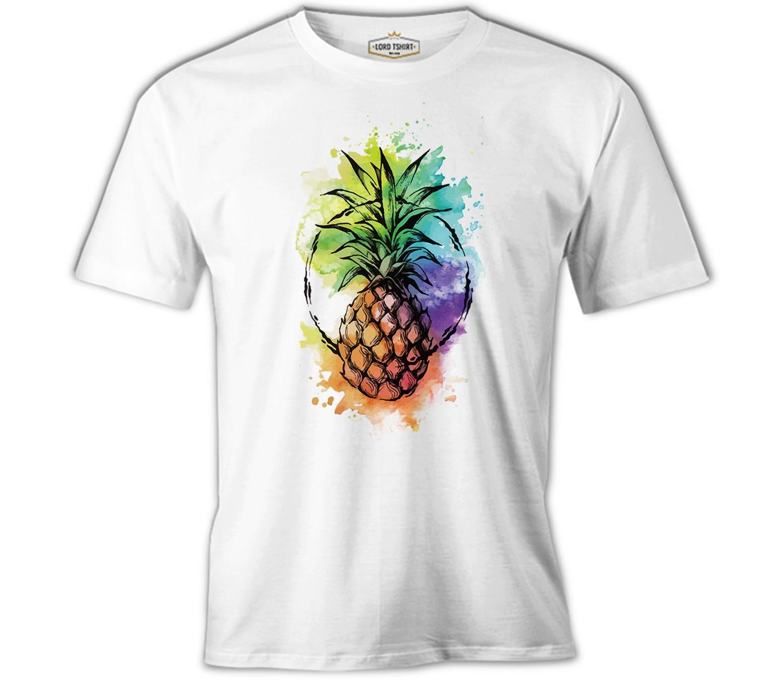 Pineapple White Men's Tshirt 