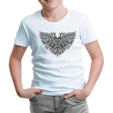 Angry Owl Tattoo Beyaz Çocuk Tshirt