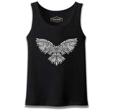 Angry Owl Tattoo Siyah Erkek Atlet