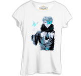 Anime Boy Character White Women Tshirt