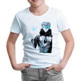 Anime Boy Character White Kids Tshirt