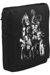 Anime Heros Unisex Siyah Postacı Çanta