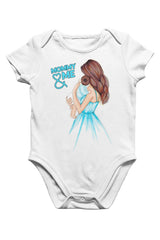 Mom and Me Men's Mother's Day White Baby Bodysuit