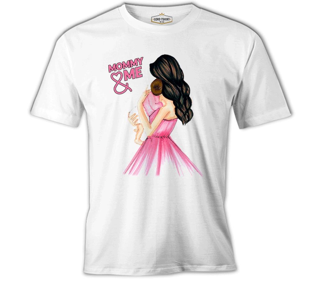 Mommy and Me Girls Mother's Day White Unisex Tshirt