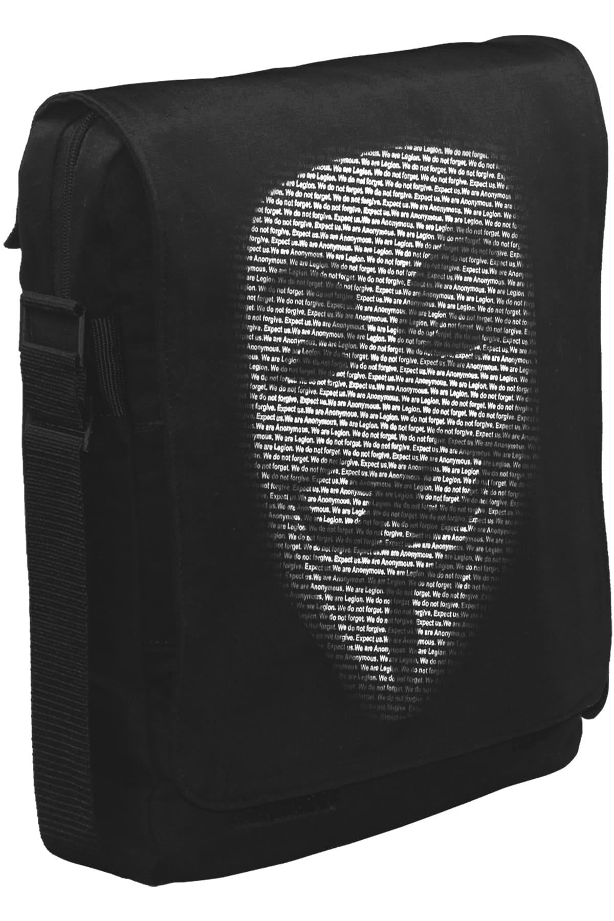 AnonymousUnisex Siyah Postacı Çanta