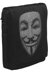 AnonymousUnisex Siyah Postacı Çanta