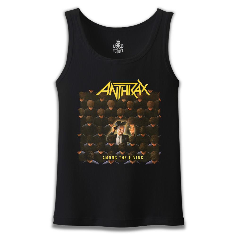 Anthrax - Among the Living Siyah Erkek Atlet