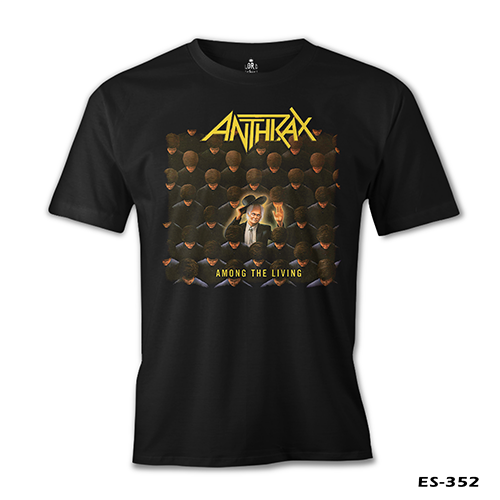 Anthrax - Among the Living Siyah Erkek Tshirt