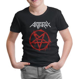 Anthrax - Logo Black Kids Tshirt