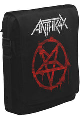 Anthrax - Logo Unisex Siyah Postacı Çanta