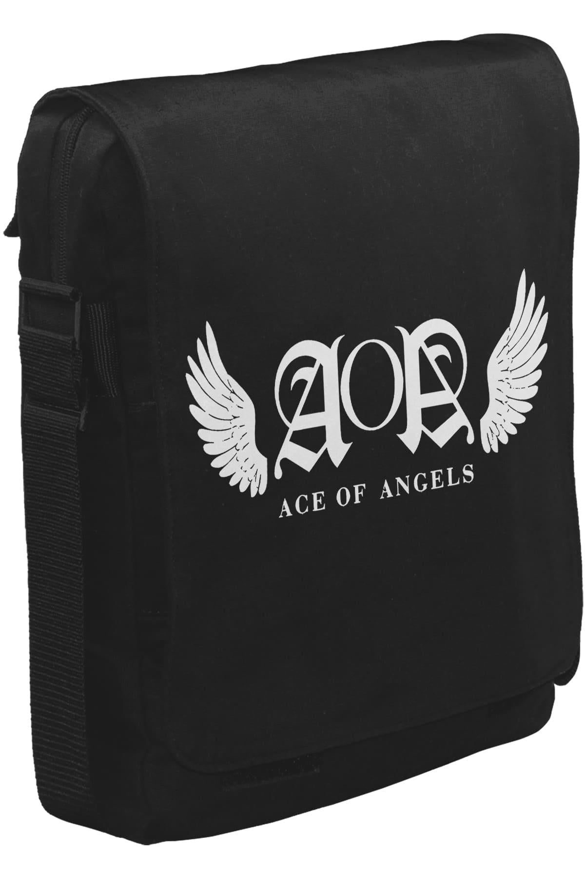 AOA - Wings Unisex Siyah Postacı Çanta