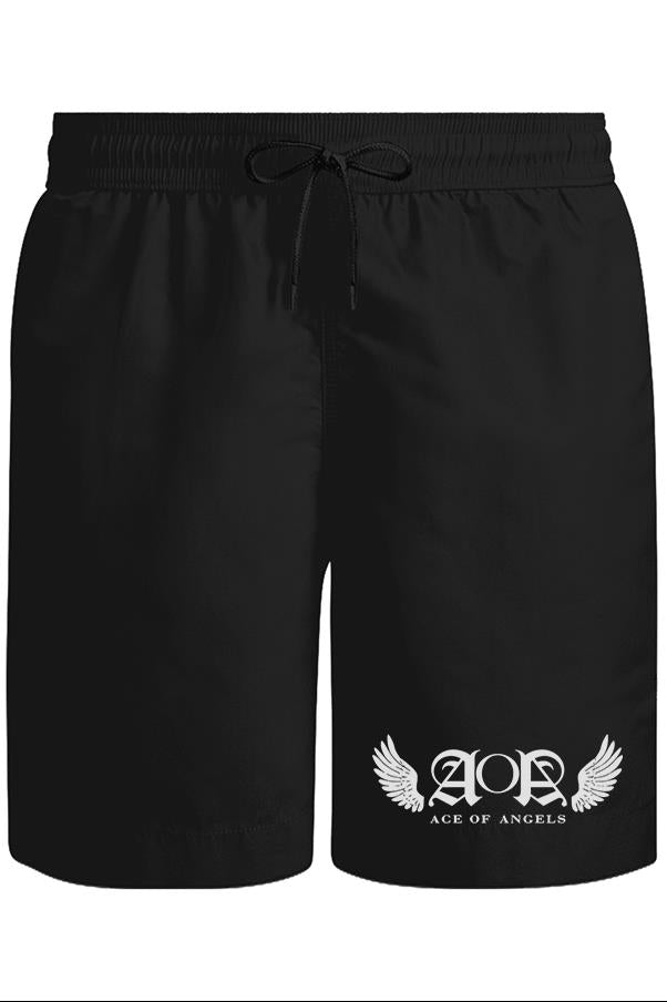 AOA - Wings Unisex Siyah Şort