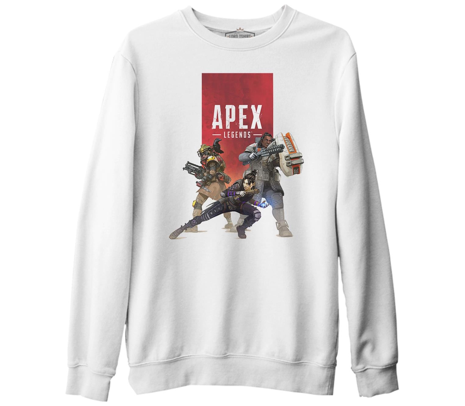 Apex - Legends Beyaz Kalın Sweatshirt