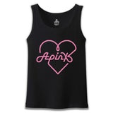 Apink - Logo Heart Black Men's Athlete