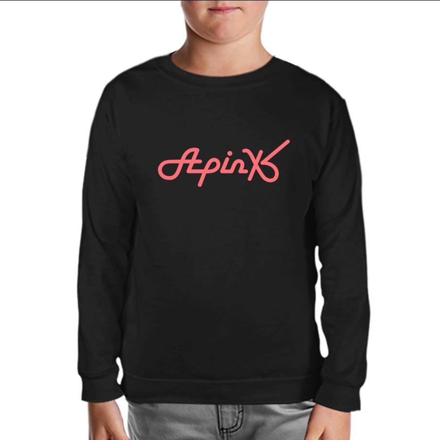 Apink - Logo Black Kids Sweatshirt
