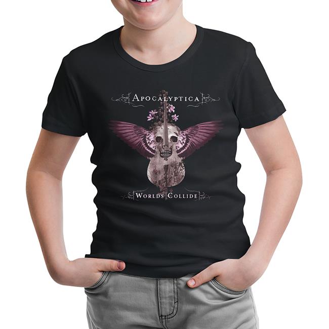 Apocalyptica - Worlds Collide Black Kids Tshirt