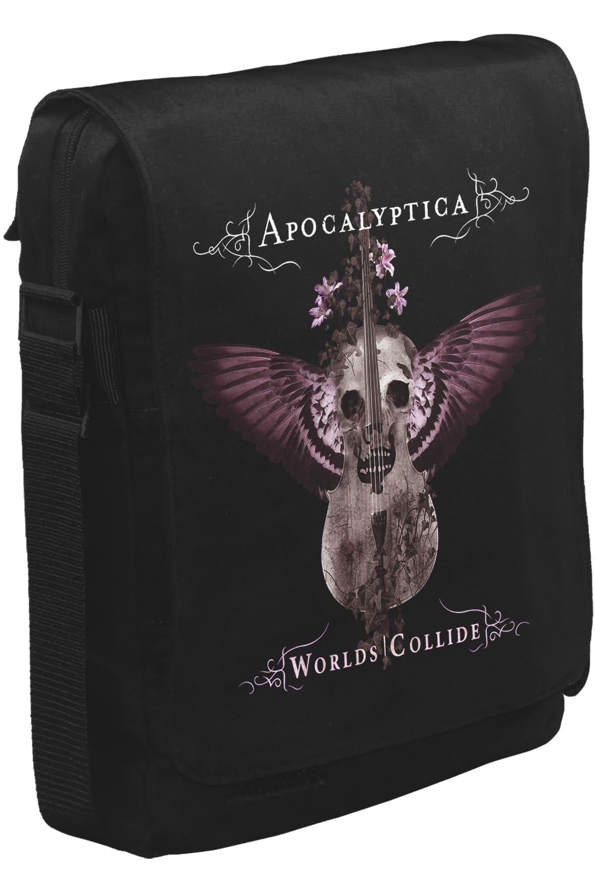 Apocalyptica - Worlds Collide Unisex Siyah Postacı Çanta