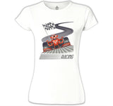 Car - Racing White Women's Tshirt