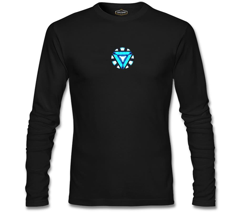 Arc Reactor 1 Siyah Erkek Sweatshirt
