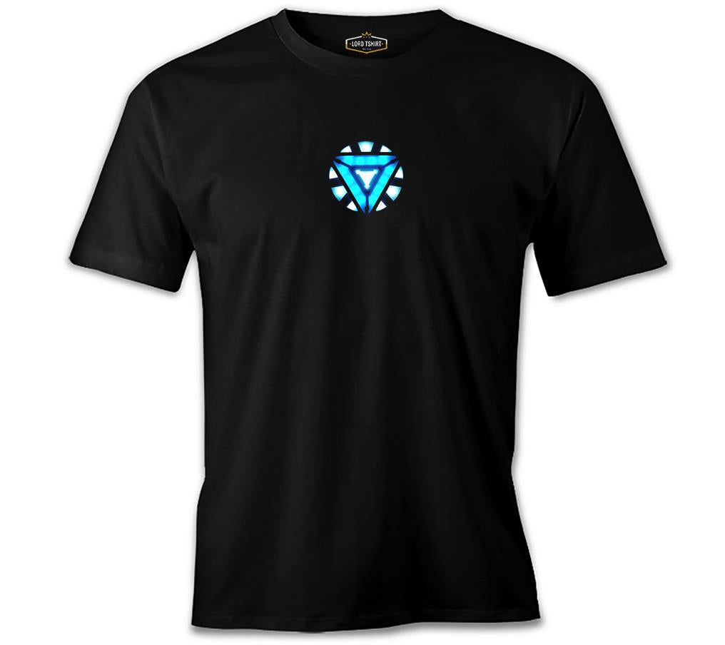 Arc Reactor 1 Siyah Erkek Tshirt