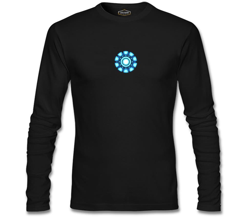 Arc Reactor 2 Siyah Erkek Sweatshirt