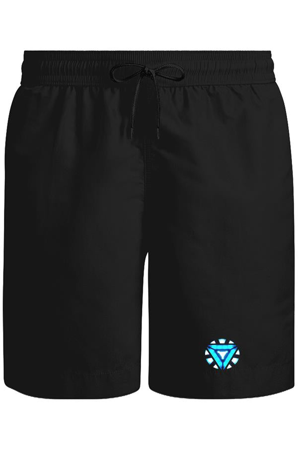 Arc Reactor I Unisex Siyah Şort