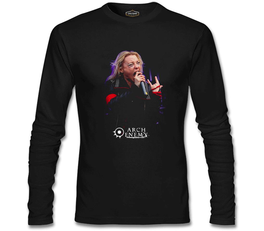 Arch Enemy - Angela Gossow Siyah Erkek Sweatshirt