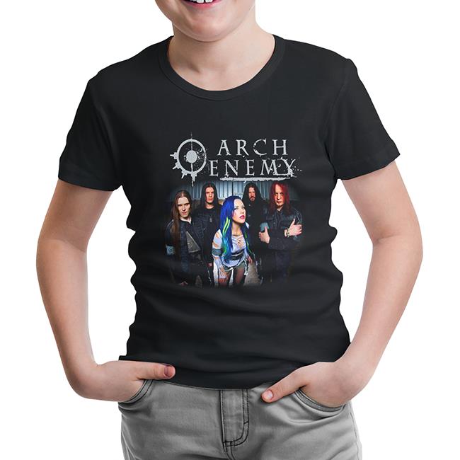 Arch Enemy - Group Black Kids Tshirt