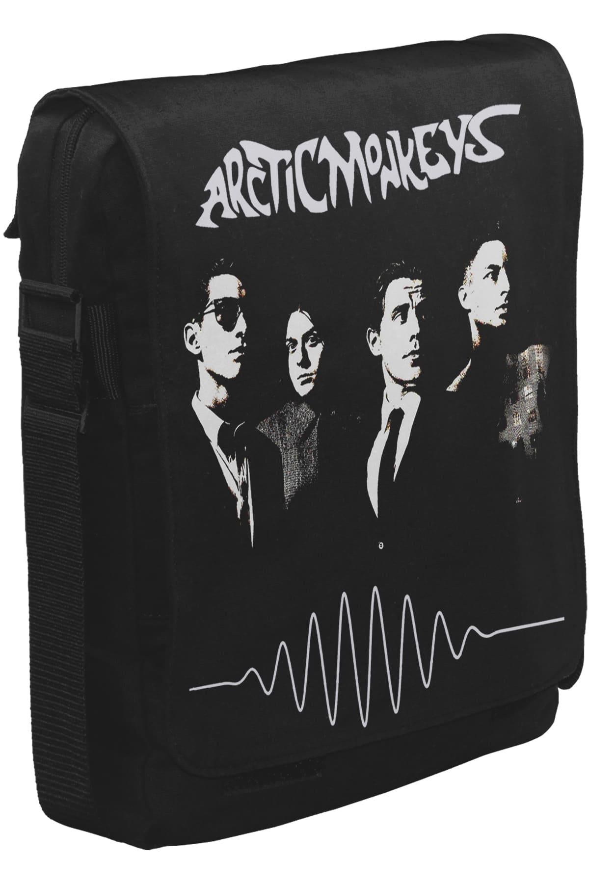 Arctic Monkeys - Band Unisex Siyah Postacı Çanta