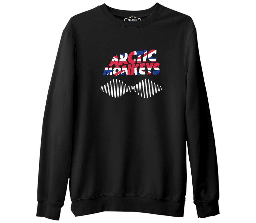 Arctic Monkeys  Siyah Erkek Kalın Sweatshirt