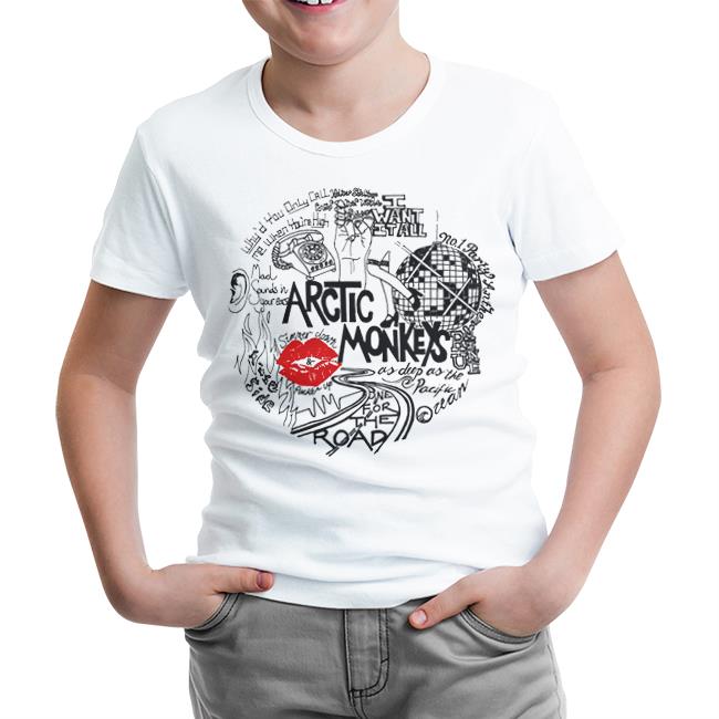 Arctic Monkeys - Songs White Kids Tshirt