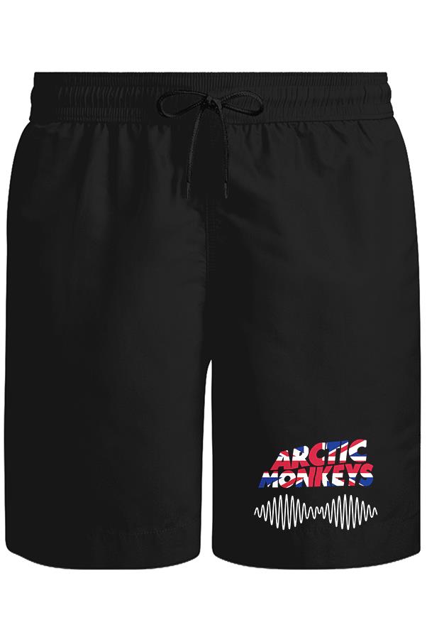 Arctic Monkeys Unisex Siyah Şort