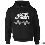 Arctic Monkeys - White Siyah Erkek Fermuarsız Kapşonlu