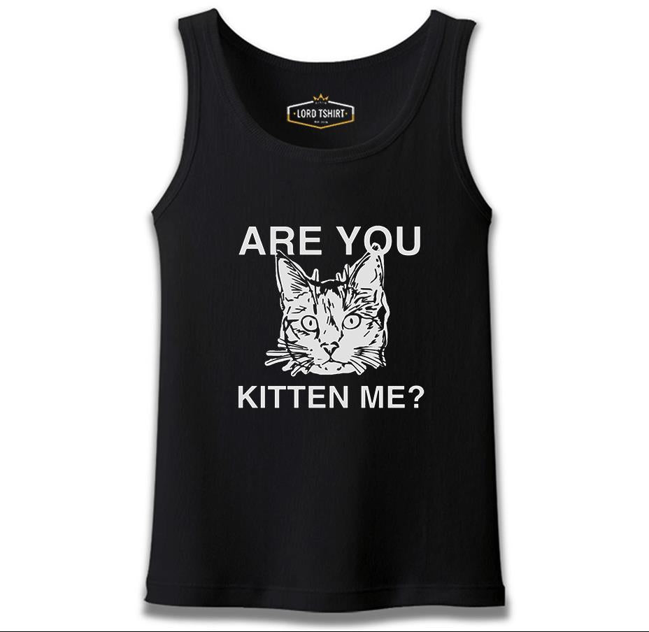 Are You Kitten Me Siyah Erkek Atlet